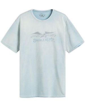 RRL Eagle Graphic T-Shirt - Blue