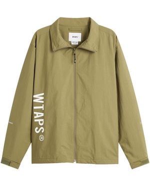 WTAPS Pertex Logo Track Jacket - Green