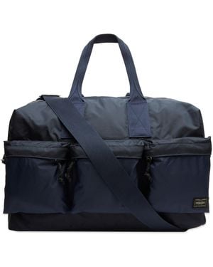 Porter-Yoshida and Co Force 2-Way Duffle Bag - Blue
