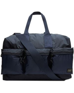 Porter-Yoshida and Co Force 2-Way Duffle Bag - Blue