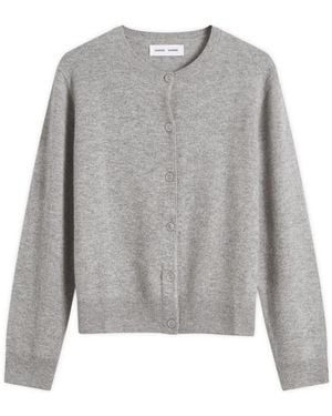 Samsøe & Samsøe Saboston Cashmere Cardigan - Gray