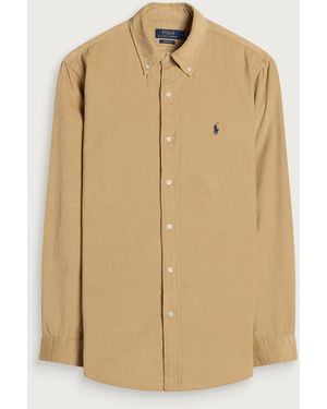 Polo Ralph Lauren Button Down Corduroy Shirt - Natural