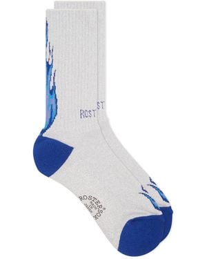 Rostersox Fire Socks - Blue