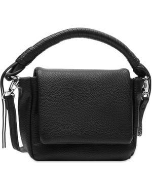 F/CE Tech Leather Mini Pouch Bag - Black