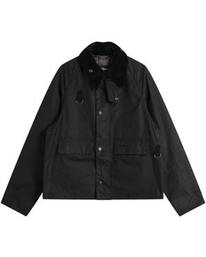 Barbour Sl Spey Wax Jacket - Black