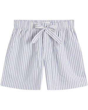 Tekla Tekla Sleep Shorts - Blue