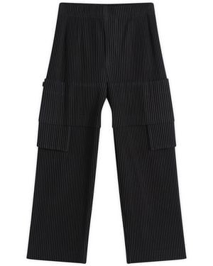 Homme Plissé Issey Miyake Homme Plissé Pleated Cargo - Black