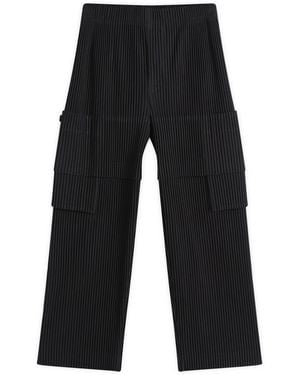 Homme Plissé Issey Miyake Homme Plissé Pleated Cargo - Black