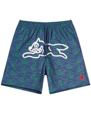 ICECREAM Running Dog Swim Shorts - Blue