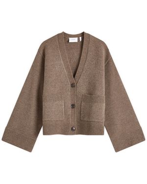 Axel Arigato Memory Relaxed Cardigan - Brown
