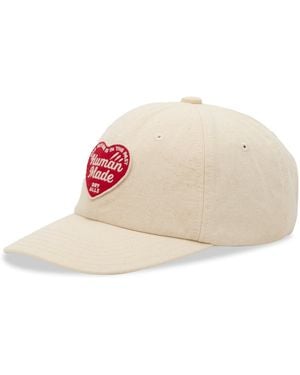 Human Made Heart Patch Twill 6 Panel Cap - Pink
