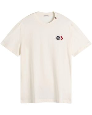 Moncler Cotton Patch Logo T-Shirt - White