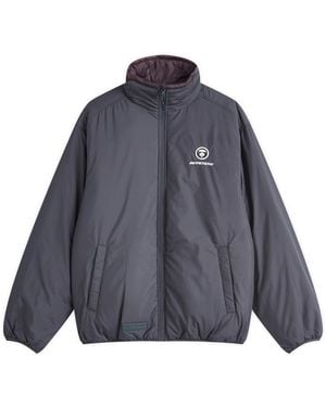 Aape By A Bathing Ape Aape Now Reversible Camo Padded Jacket - Blue