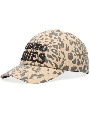 Aries J'Adoro Leopard Cap - Natural