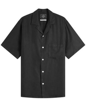 Portuguese Flannel Dogtown Vacation Shirt - Black