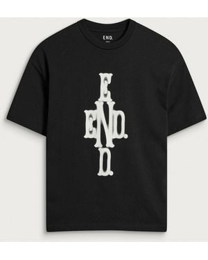 END. Cross T-Shirt - Black
