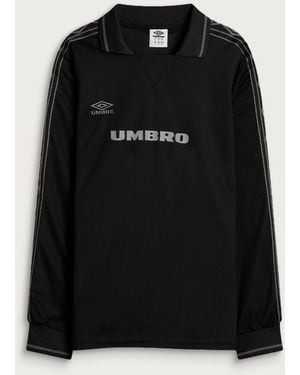 Umbro Taped Long Sleeve Jersey - Black