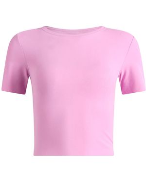 Nike Zenvy Dri-Fit Shorts Sleeve T-Shirt - Pink