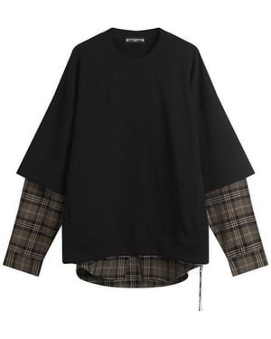 MASTERMIND WORLD Layered Sweatshirt - Black