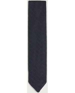mfpen Formal Stripe Tie - Blue