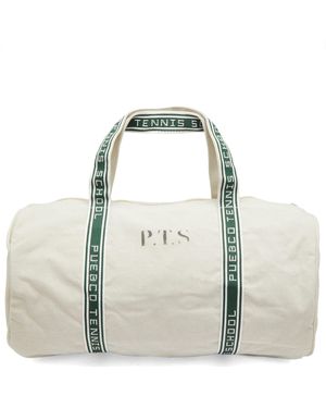 Puebco Canvas Fabric Tennis Bag - Green