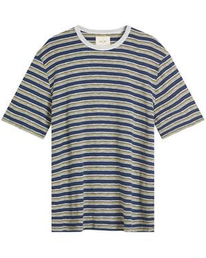 Folk Multistripe T-Shirt - Blue