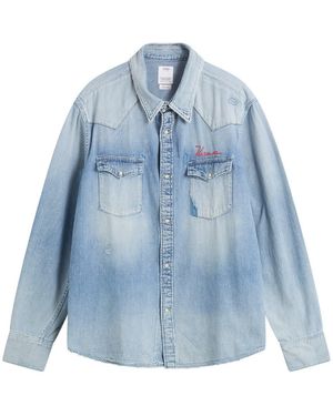 Visvim Social Sculpture Crash Shirt - Blue