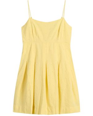 Damson Madder Iris Mini Dress - Yellow
