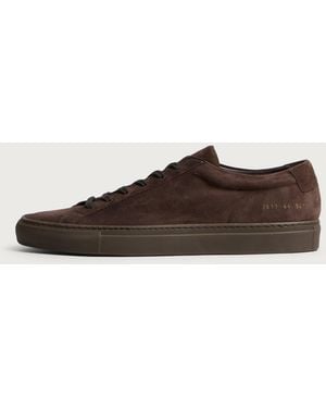 Common Projects Achilles Suede Sneakers - Brown