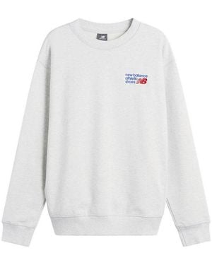New Balance Athletics Relaxed Premium Crewneck - White