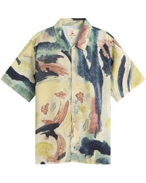 Folk Gabe Short Sleeve Shirt - Blue