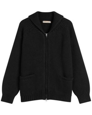 FRIZMWORKS Cowichan Zip Up Cardigan - Black