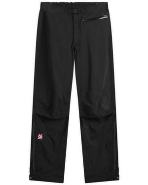 66 North Snaefell Shell Trousers - Black