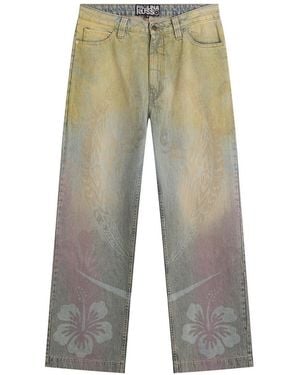 PAOLINA RUSSO Denim Baggy Pants - Grey