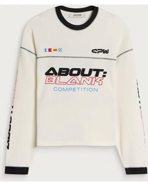 About Blank Competition Long Sleeve T-Shirt - Natural