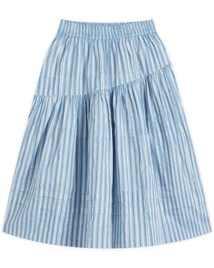 STORY mfg. Juniper Skirt - Blue