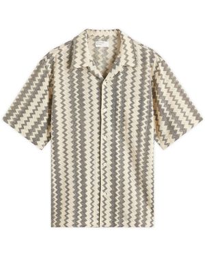 Universal Works Cotton Lattice Road Shirt - Natural