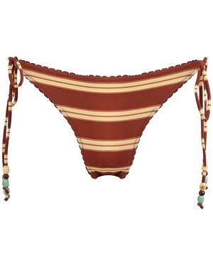 Damson Madder Trudi Reversible Bikini Bottom - Orange