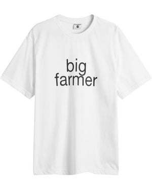Service Works Big Farmer T-Shirt - White