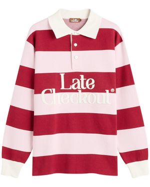 Late Checkout Rugby Polo - Red