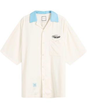 WOOYOUNGMI Contrast Collar Vacation Shirt - White