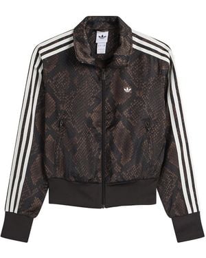 adidas Satin Firebird Track Top - Black