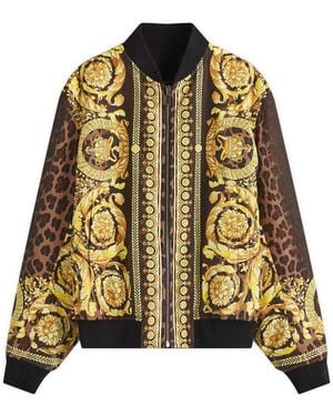 Versace Wild Barocco Print Reversible Jacket - Multicolor
