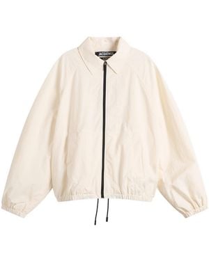 Jacquemus Zip Through Windbreaker - Natural