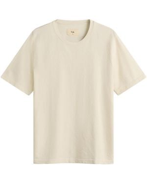 Folk Textured T-Shirt - Natural