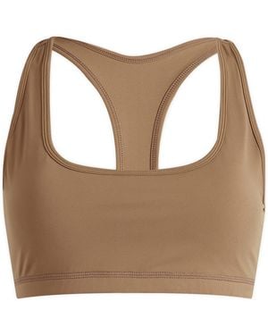 ADANOLA Ultimate Scoop Neck Bralette - Brown