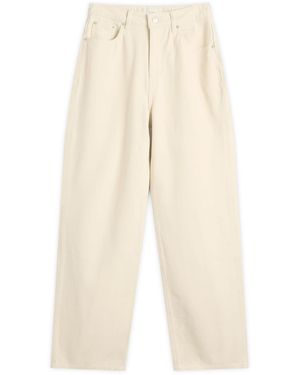 DUNST Brushed Straight Jeans - Natural