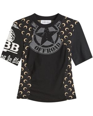 Marine Serre Baby Fit T-Shirt - Black