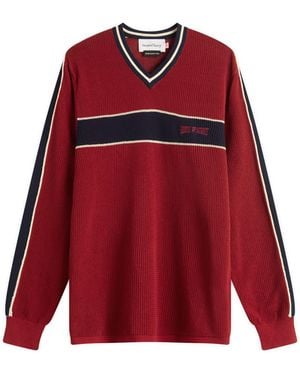 House Of Sunny Joey Knit Top - Red