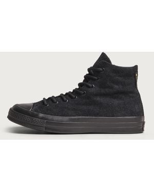 Converse Chuck Taylor 1970S Gore-Tex Hairy Suede Trainer - Black